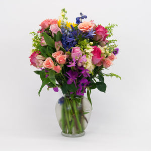 Colorful Spring Vase